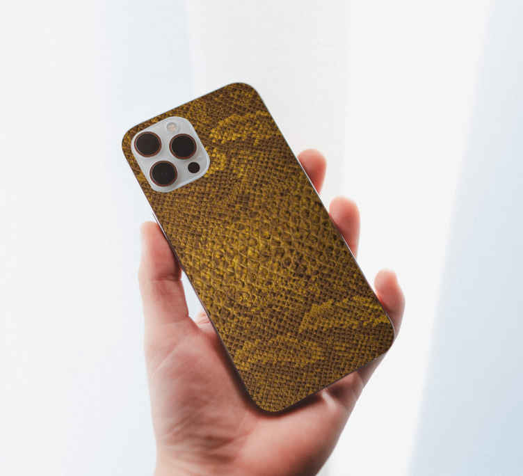 Yılan derisi iphone çıkartması - TenStickers
