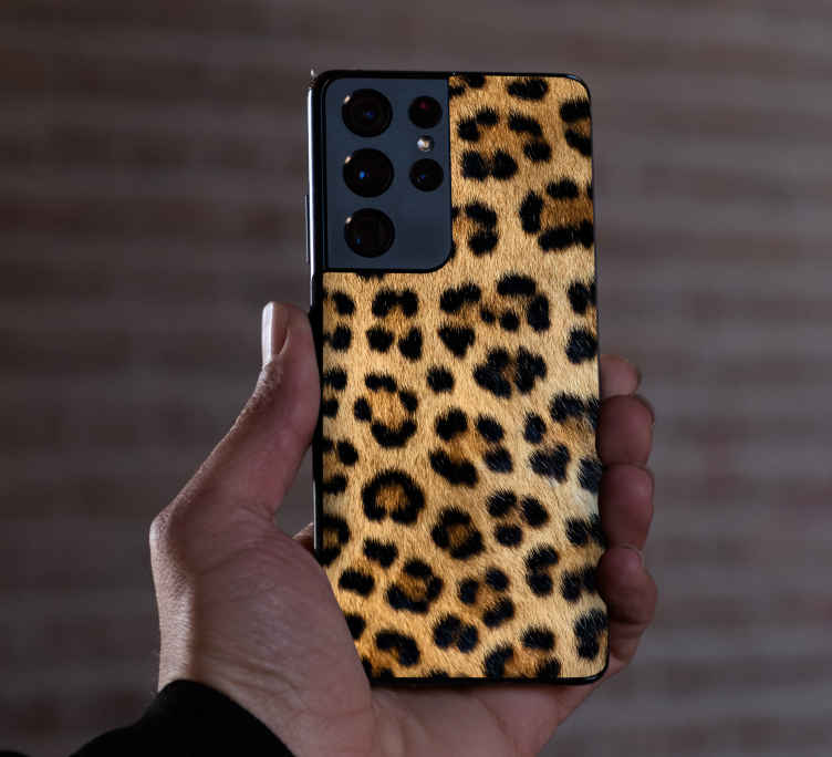 Samsung stickers leopard skin case - TenStickers
