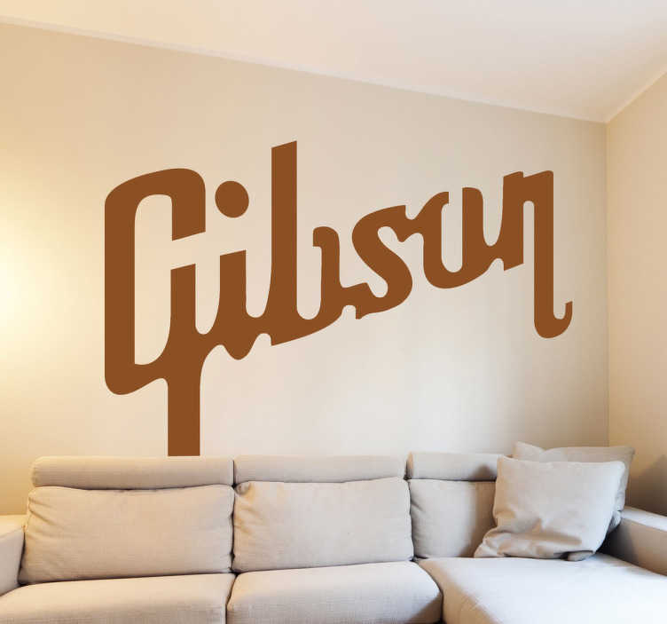 Sticker logo Gibson