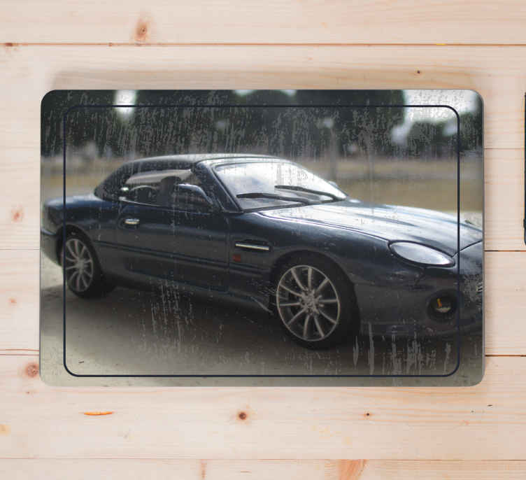 Sleek sports car laptop skin - TenStickers