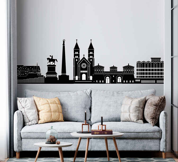 Landen stickers Luxemburg schattige illustratie - TenStickers