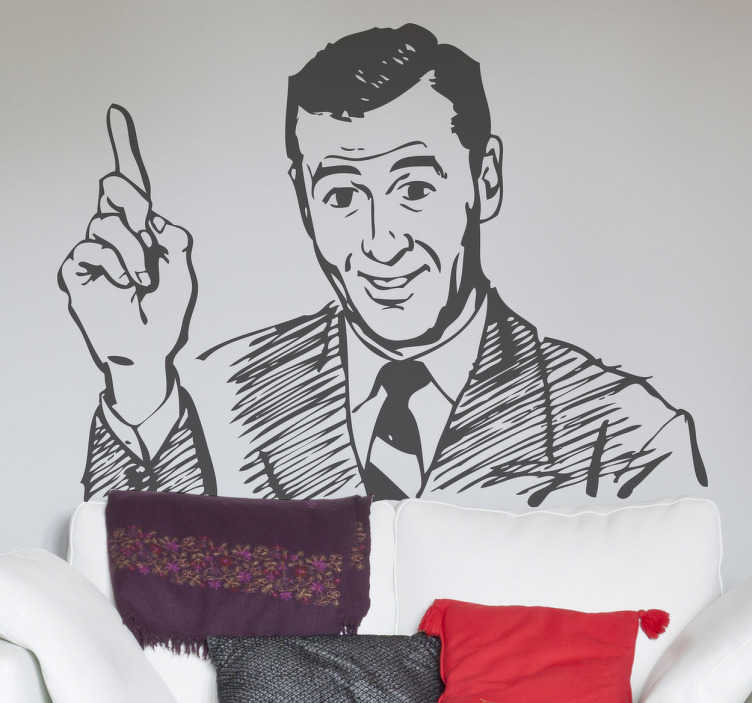 Autocollant mural prescripteur