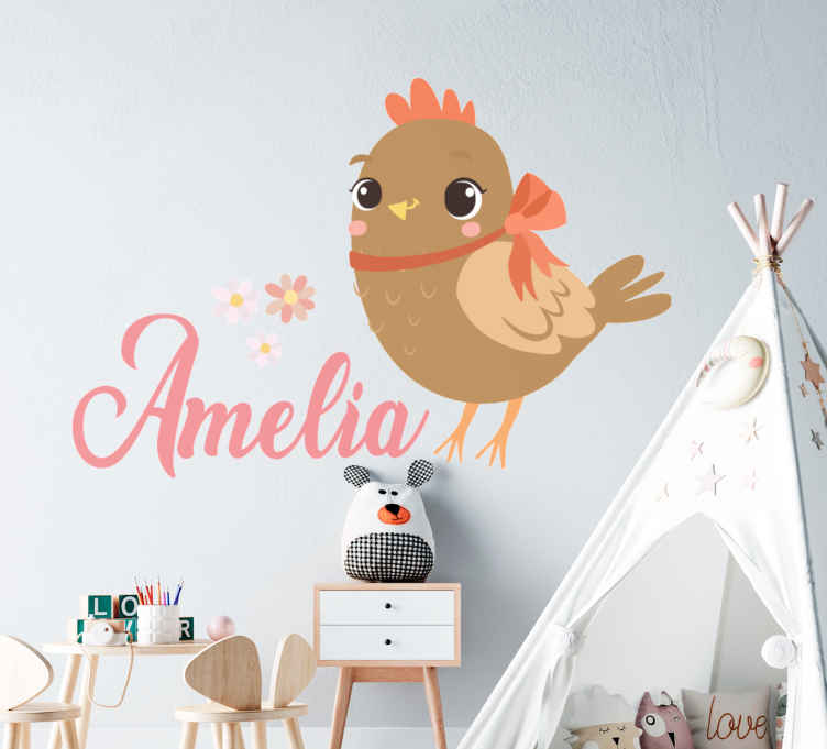 Hayvan çıkartması sevimli kuş tasarımı - TenStickers