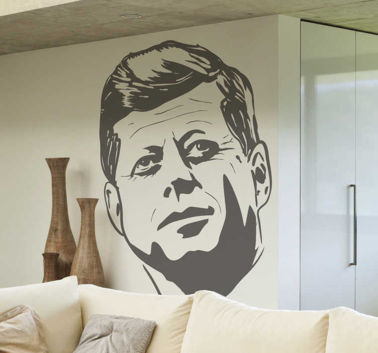 Sticker portrait Kennedy