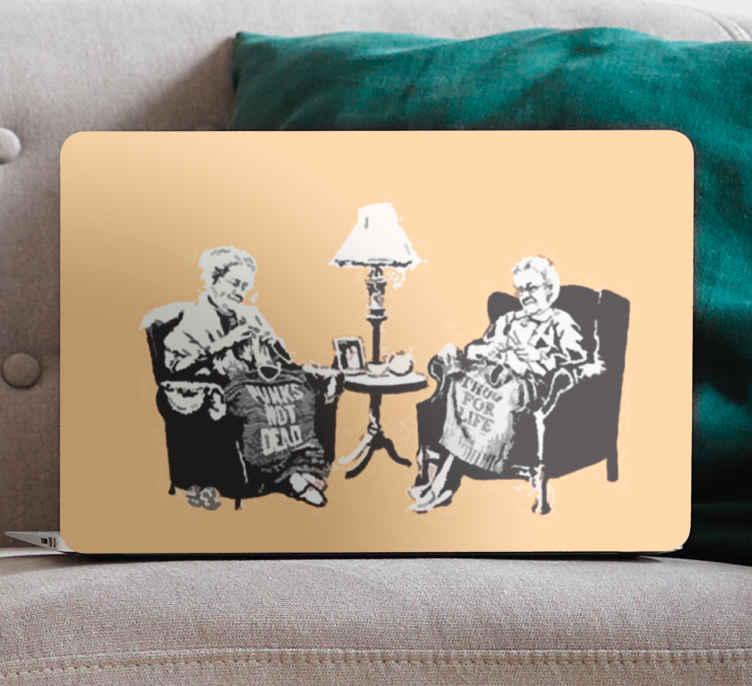 Adesivo pc Design di nonne bansky