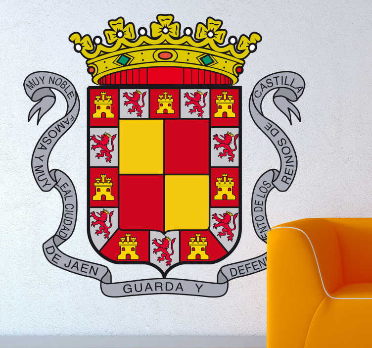 Decoratie sticker locaties crest van jaén - TenStickers
