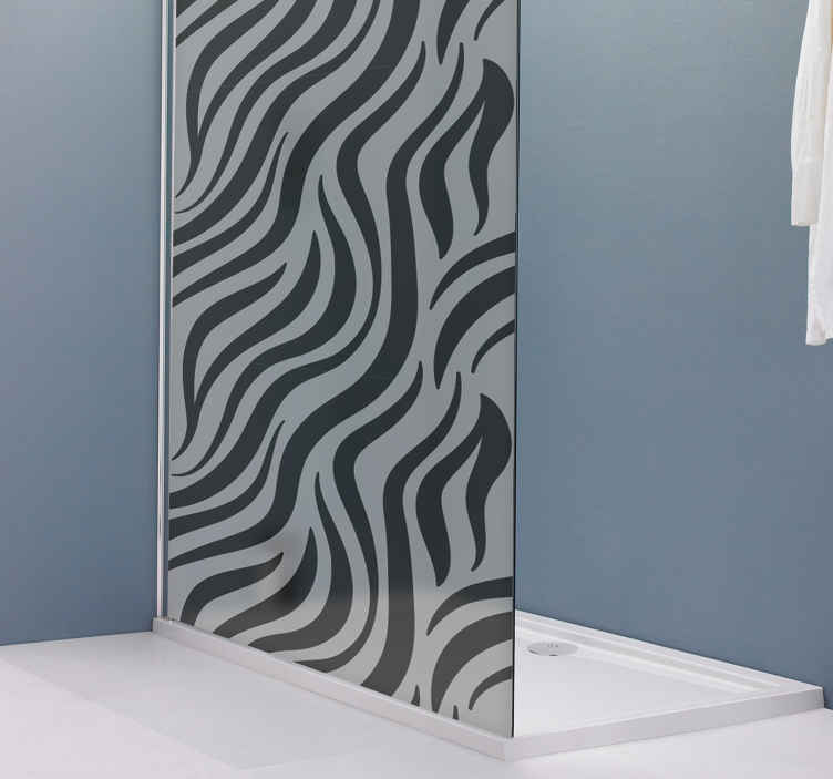 Vinilo trazo mampara de ducha rayas horizontales - Rotula2 Empresa de  rotulación y marketing en Madrid