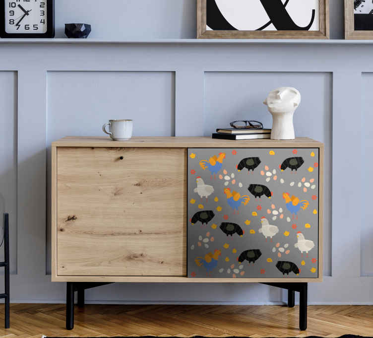 Hayvan çıkartması Çiftlik hayvanları deseni - TenStickers