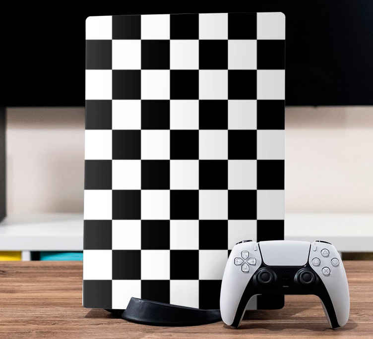 Samolepka vinylové kůže na šachovnici ps5 - TenStickers