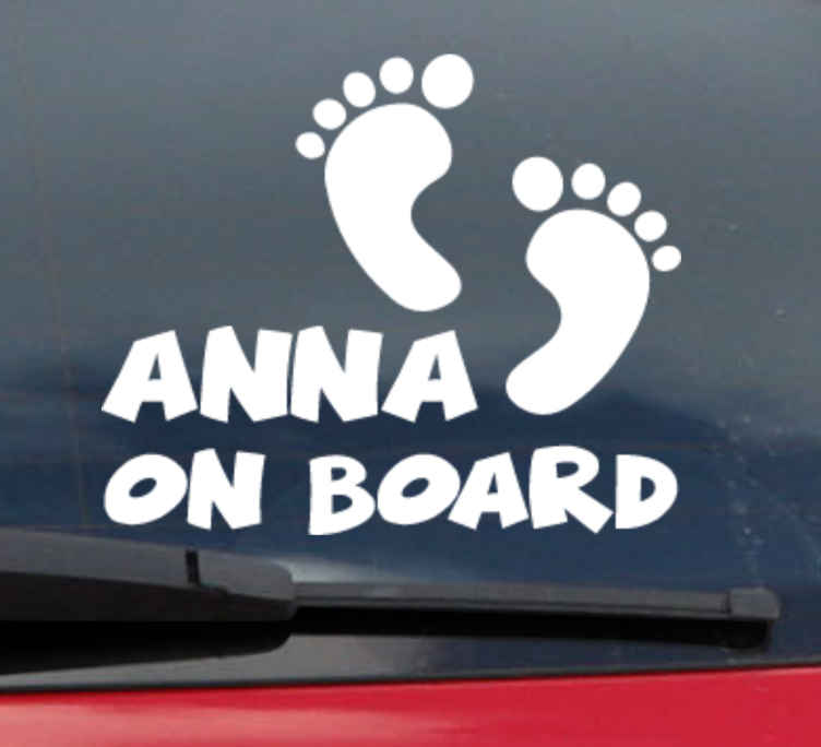 Autoaufkleber Cool Baby an Bord für Eltern mit Humor