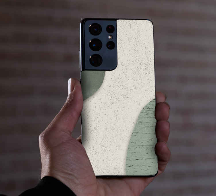 Nalepka samsung s teksturo lesa in marmorja - TenStickers