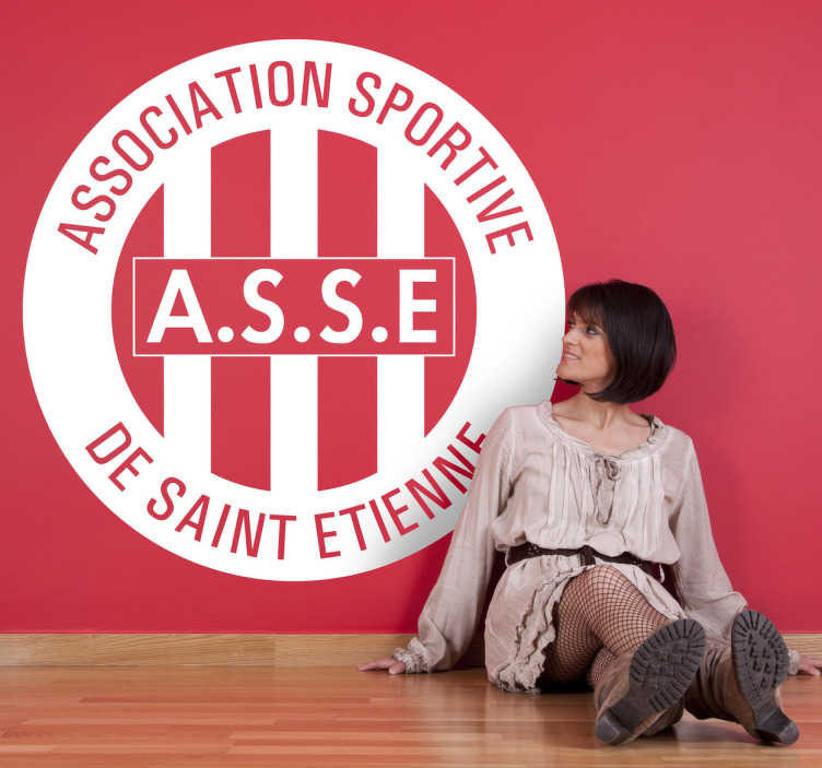 Sticker logo AS Saint Etienne