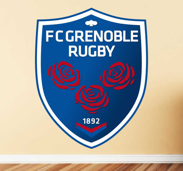 Sticker embleme Grenoble Rugby