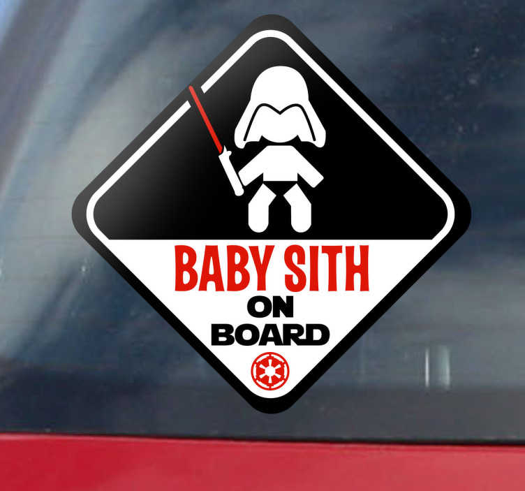 darth vader baby on board