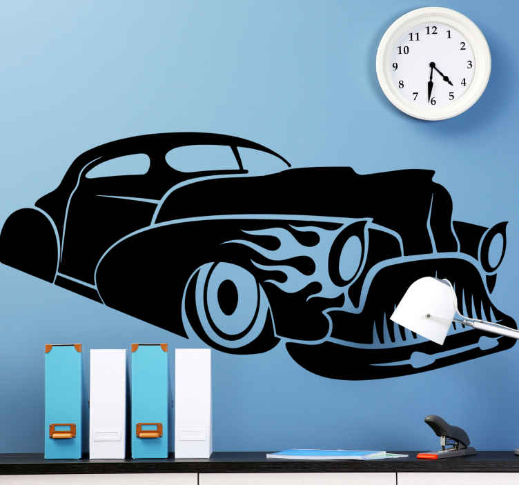 Autoaufkleber klassisches flammendesign - TenStickers