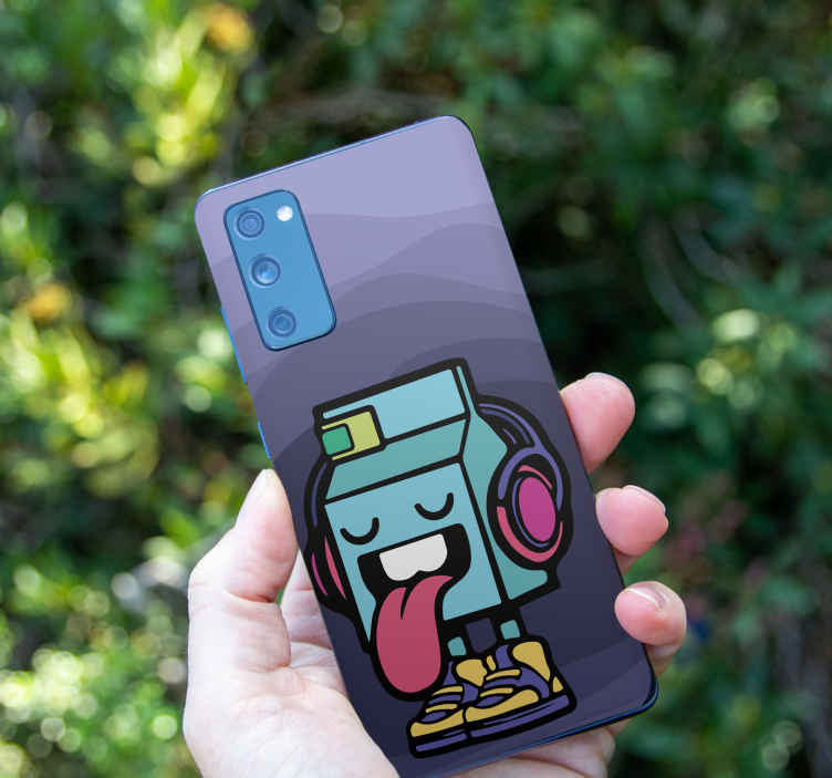 Samsung Sticker maschine, die die zunge herausstreckt - TenStickers