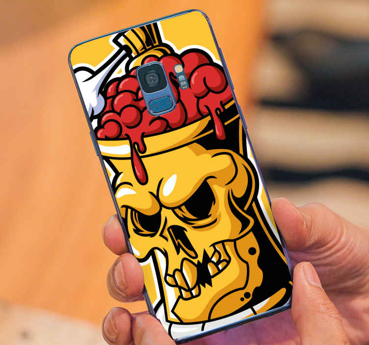 Schedelijscoupe samsung sticker - TenStickers