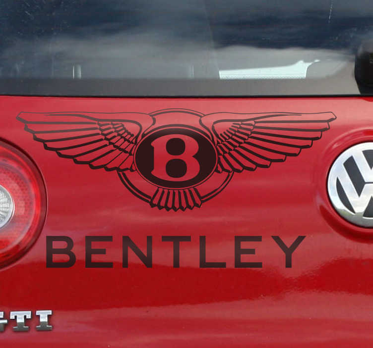 Bentley logo stickers - TenStickers