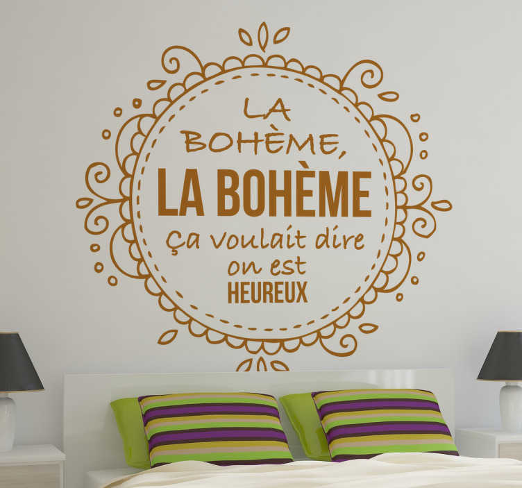 autocollant mural Charles Aznavour