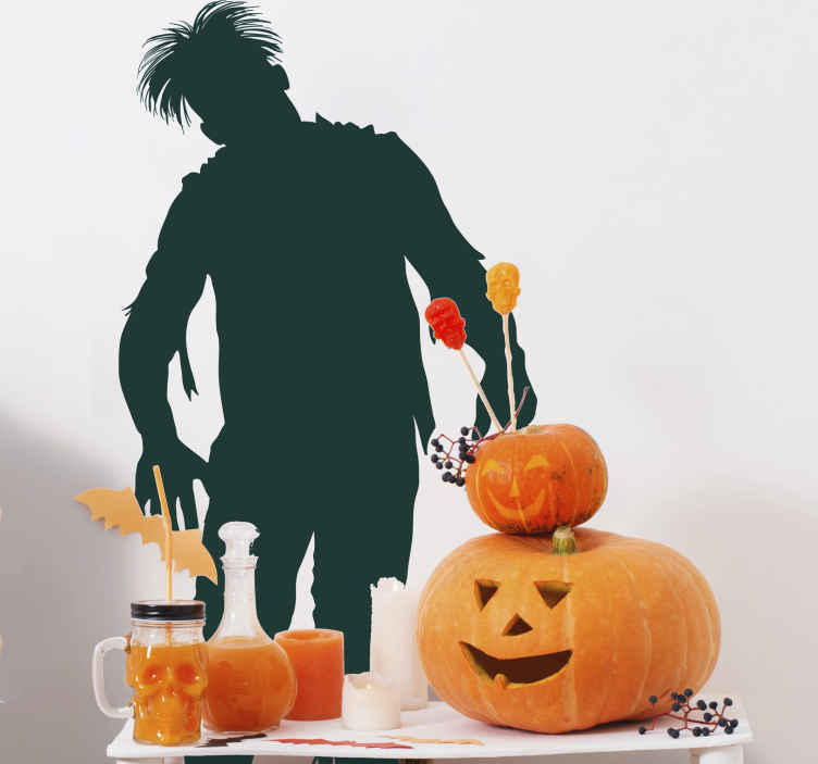 Autocolantes decorativos de halloween árvore e morcegos - TenStickers