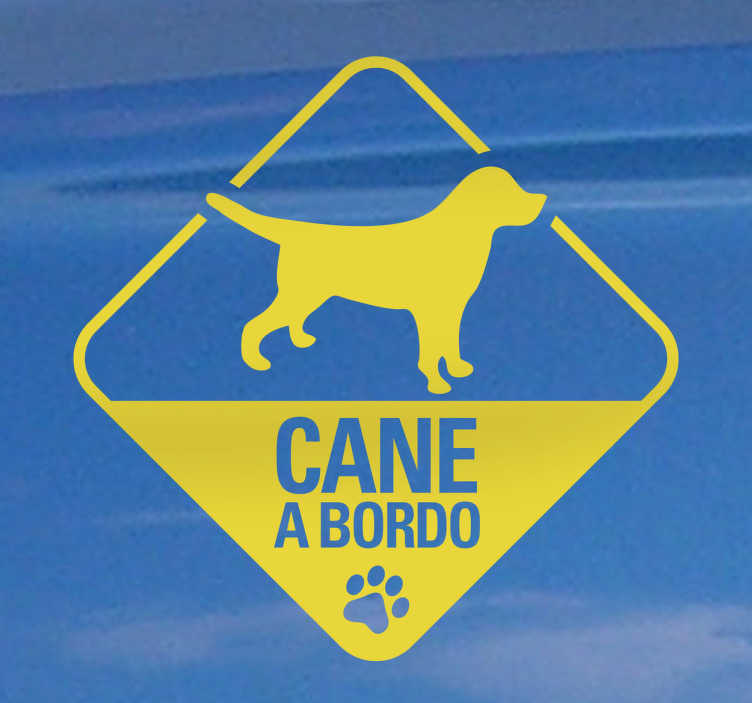 Adesivo Bulldog Cane A Bordo 55 Cm - Sticker PVC Per Auto, Moto, Casco, Laptop - Resistente E Facile Da Applicare