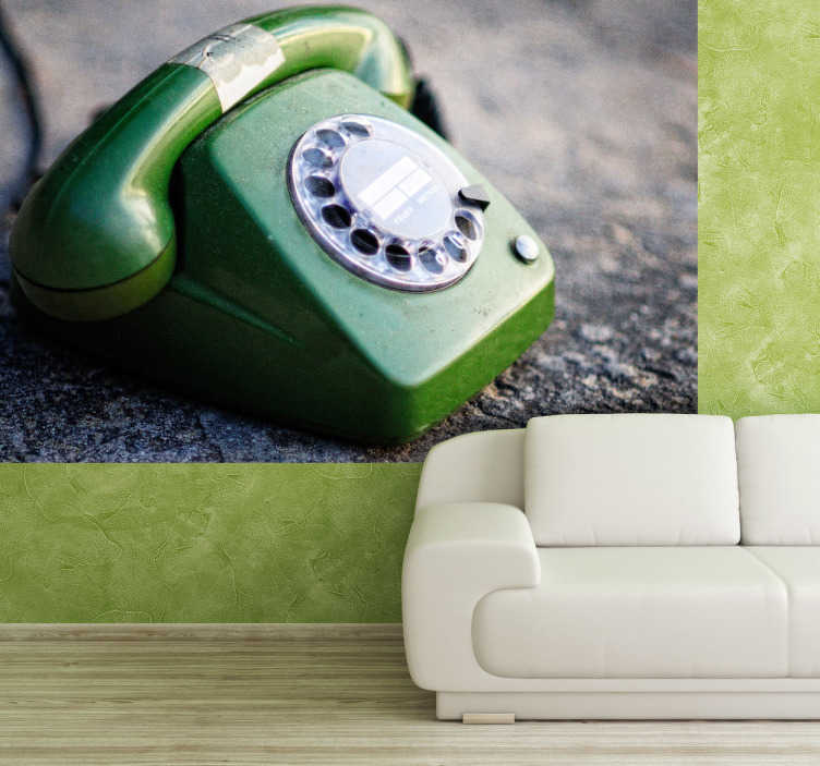 Sticker téléphone ancien