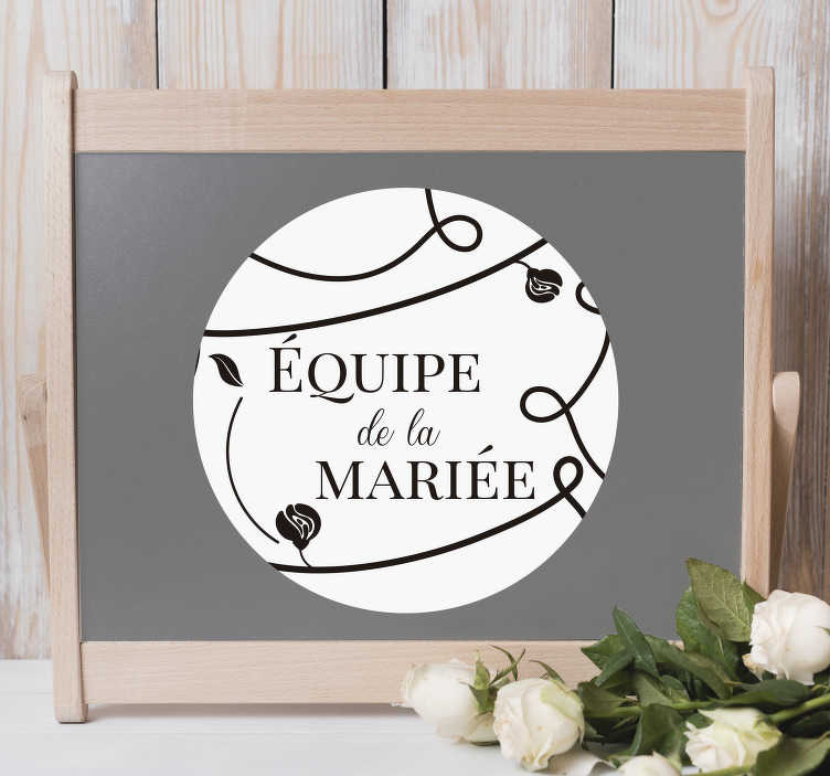Stickers de mariage pour voiture just married - Un grand marché