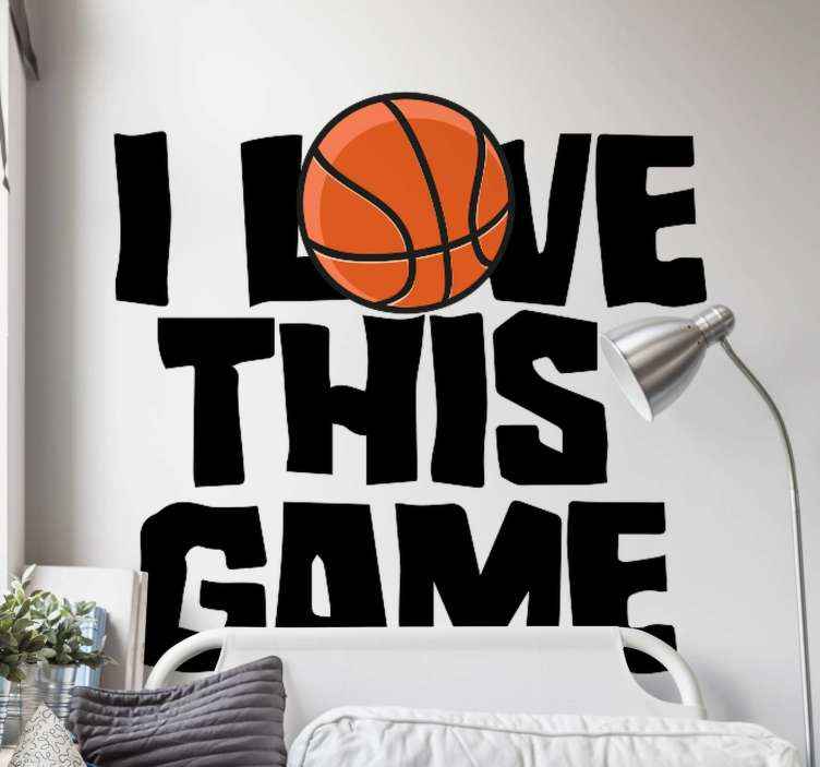 Applique murale chambre basketball