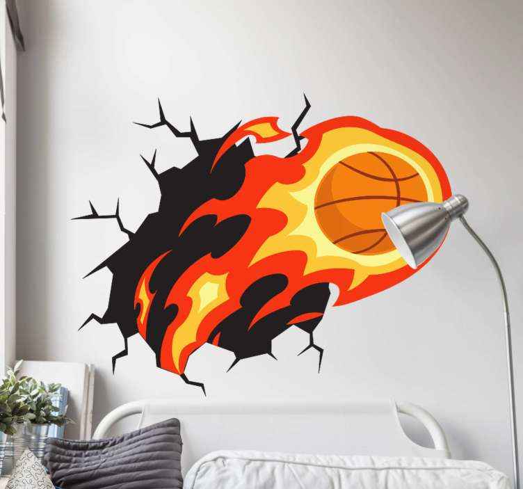 Vinilos de baloncesto y basket originales para pared - TenVinilo