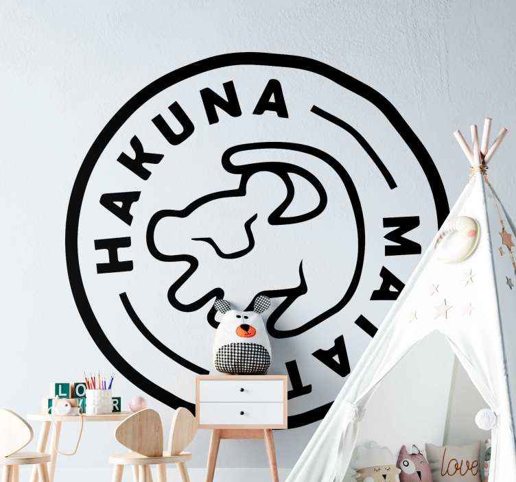 Hakuna Matata The Lion King Movie Sticker Tenstickers