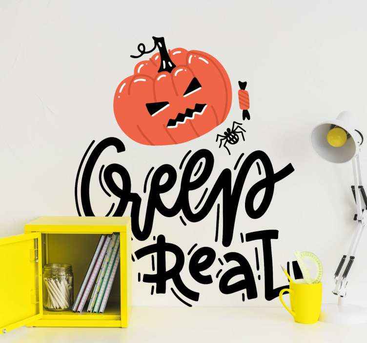 Vinilo Halloween Frases de halloween - TenVinilo