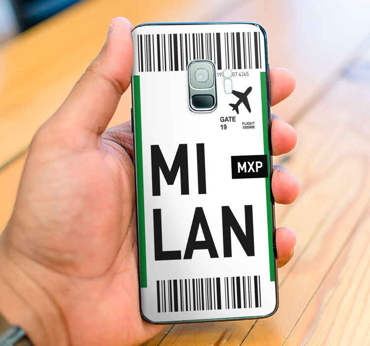 Milano bilietų dizainas Samsung lipdukas - „Tenstickers“