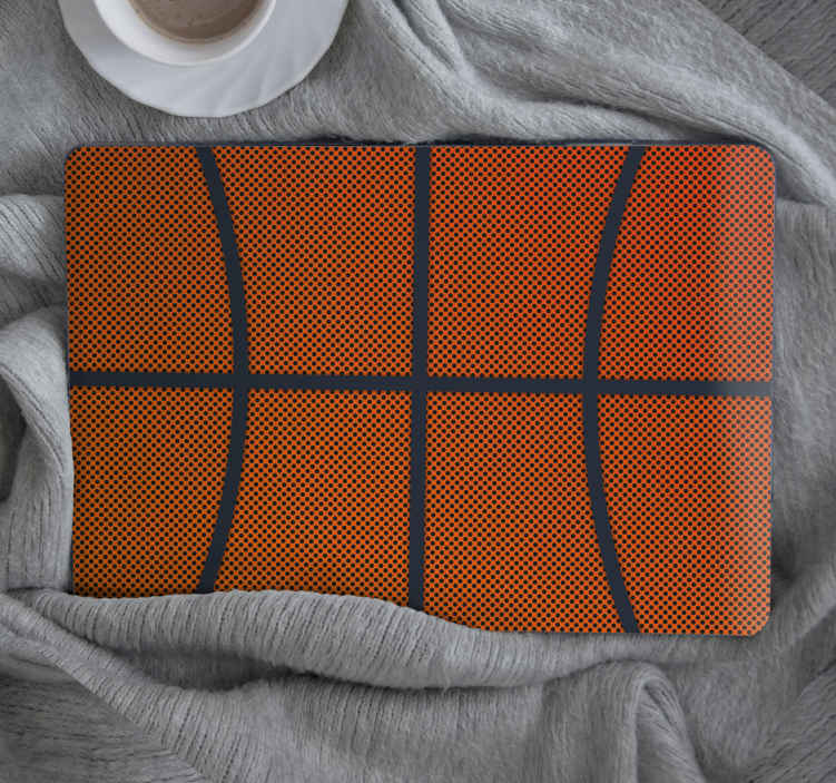 Basketbol desen tasarımı Dizüstü bilgisayar için kaplama - TenStickers