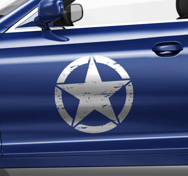 Acheter Autocollant réfléchissant en forme d'étoile et de cercle de vie de  voiture, autocollant décoratif pour fenêtre de carrosserie de véhicule