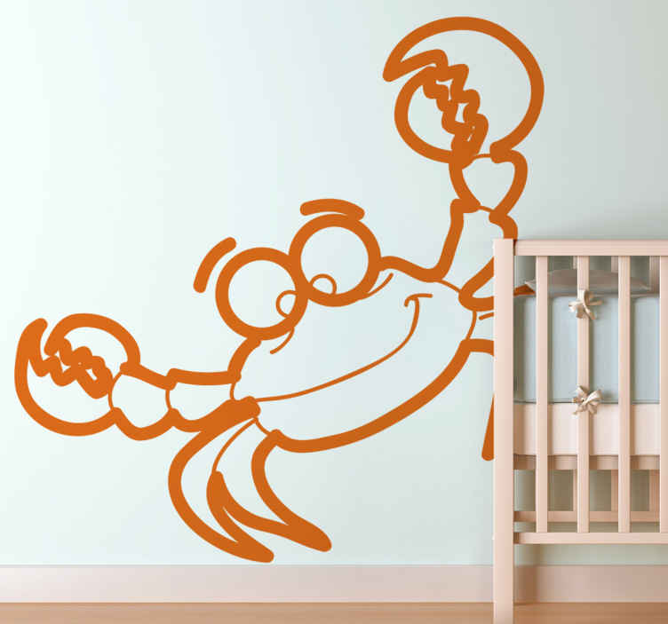 Sticker enfant crabe - TenStickers