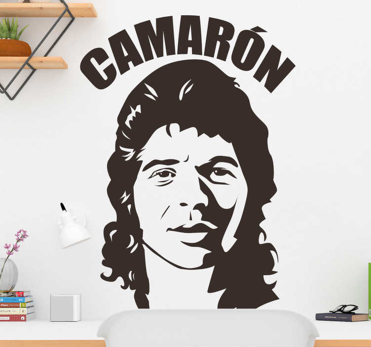 Sticker portrait Camarón