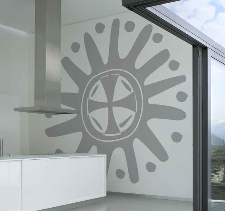 Kaleidoscope Decal - TenStickers