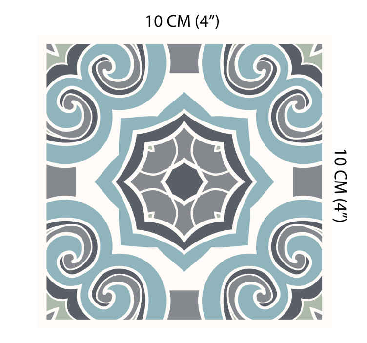 Portuguese style tile sticker - TenStickers