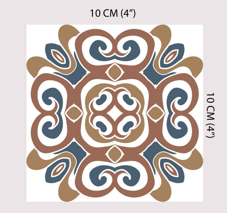 Hydraulic kitchen tile sticker - TenStickers