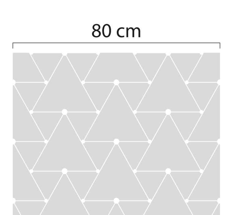 Sticker fenêtre triangles occultants - TenStickers