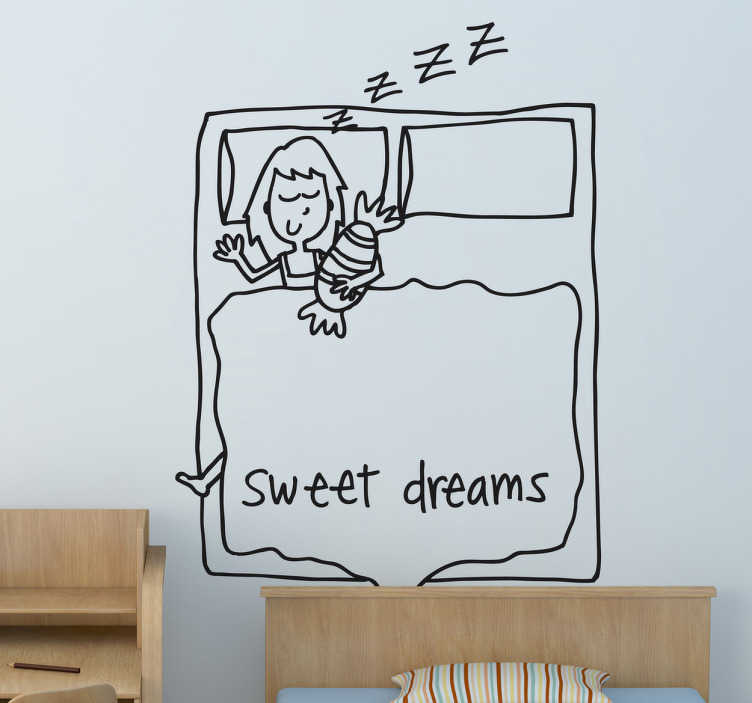 Deya Sweet Dreams Wall Sticker Tenstickers