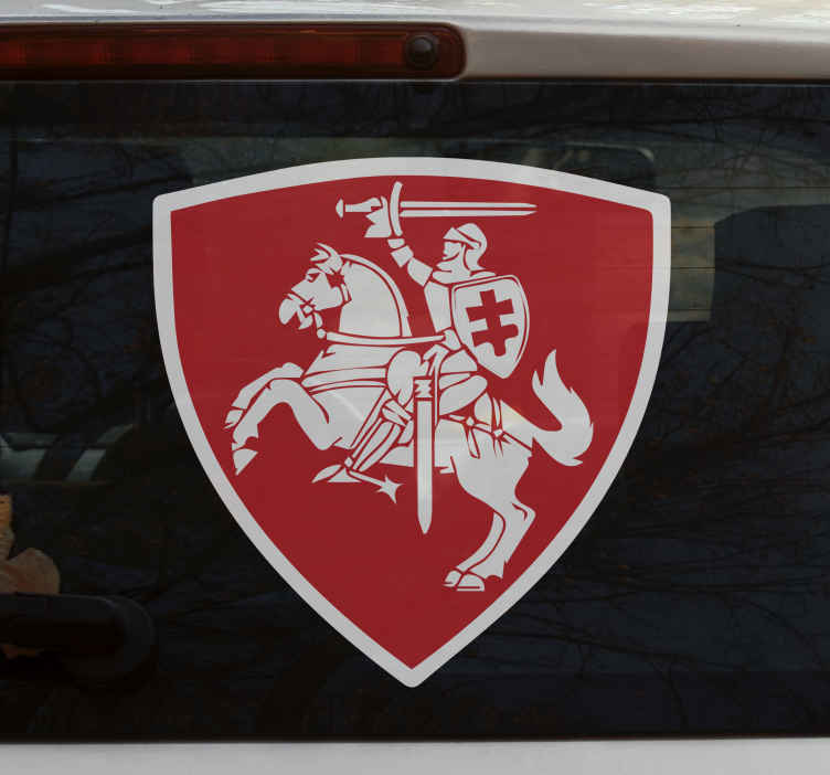 Vytis emblema of lithuania automobilių lipdukas - „Tenstickers“