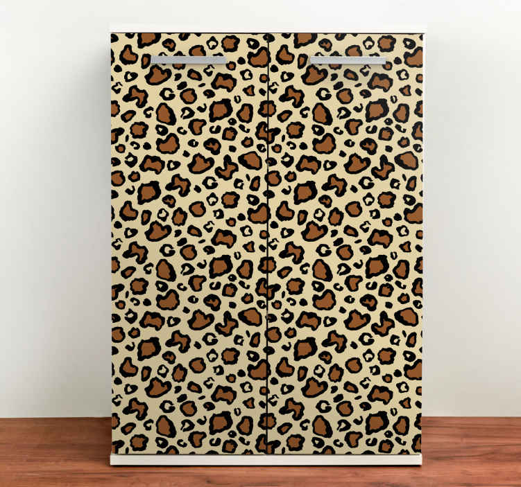 Klassiske leopard animal print mærkater til møbler TenStickers