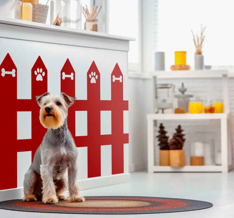 garden fence pet wall art - TenStickers