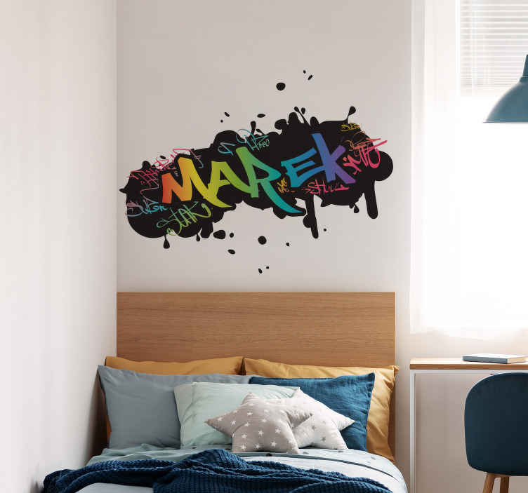 Naklejka na ścianę dla dzieci w formie graffiti - TenStickers
