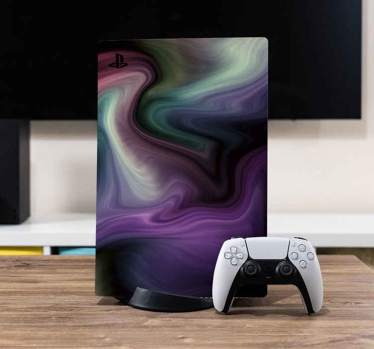 PS4 naljepnica vrtložni šareni uzorci - TenStickers