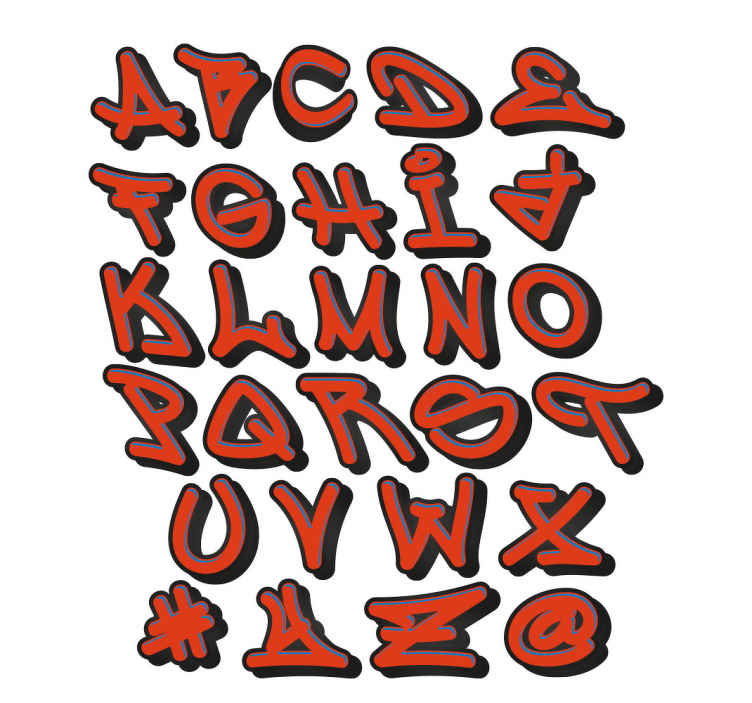 Custom graffiti for gamers teenage wall sticker - TenStickers