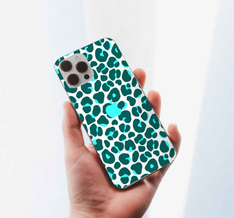 Iphone sticker leopard print design - TenStickers