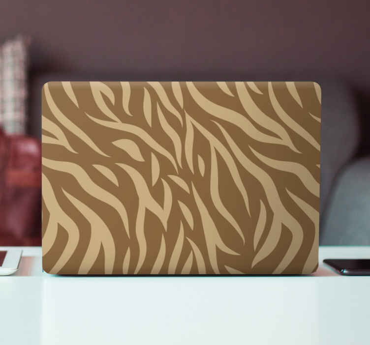 Nálepka na notebook inšpirované vlnitými zvieratami - Tenstickers