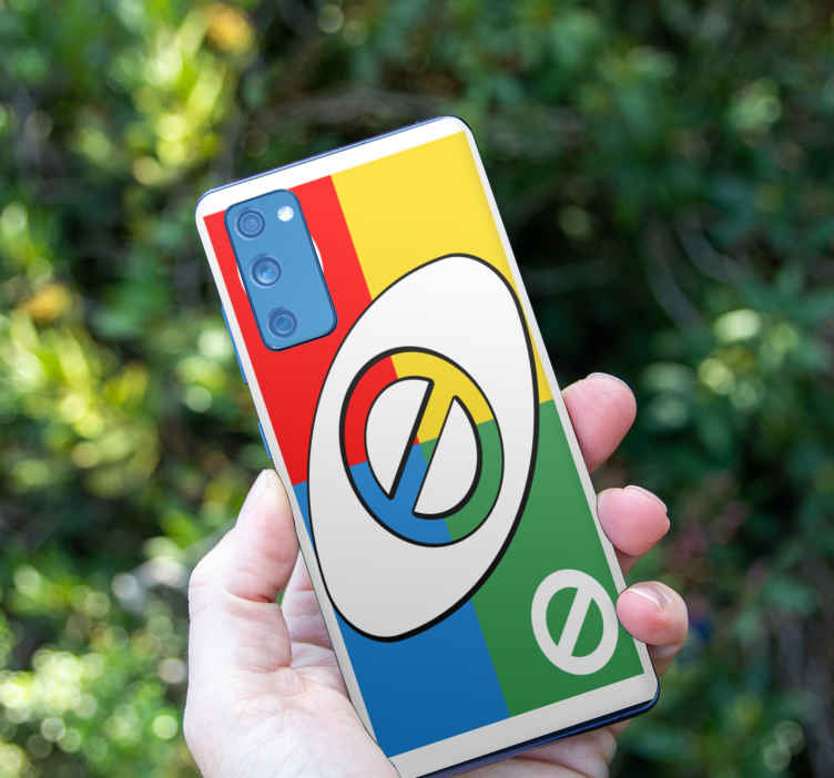Canlı renkli desen hayvan çıkartması - TenStickers
